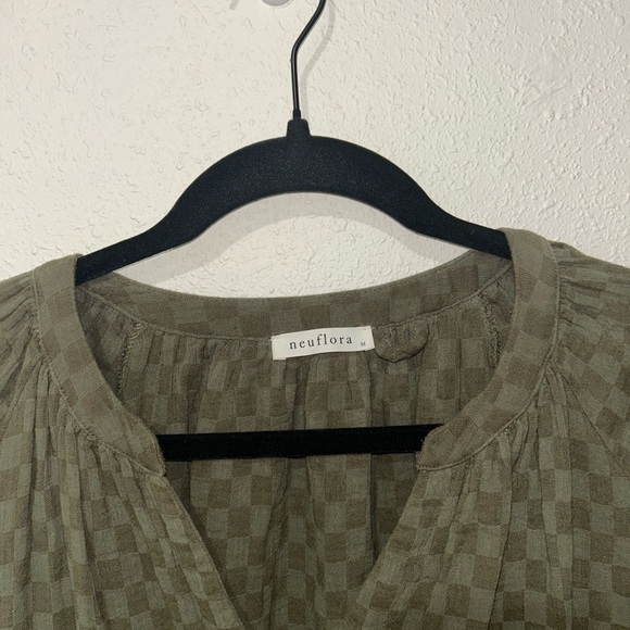 Neuflora Sage Gingham Juneau Dress - Picture 3 of 4